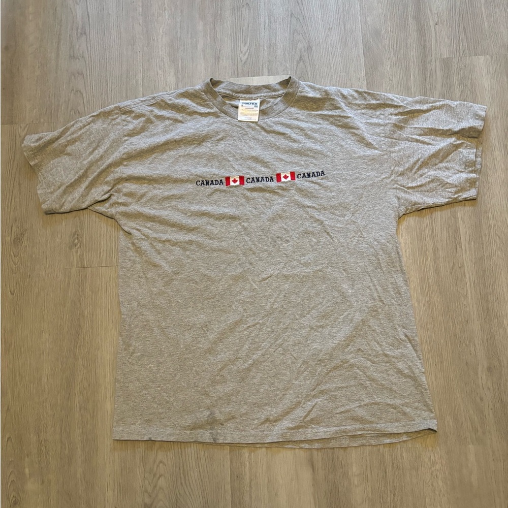 Gray Canada Graphic Tee Mens XL